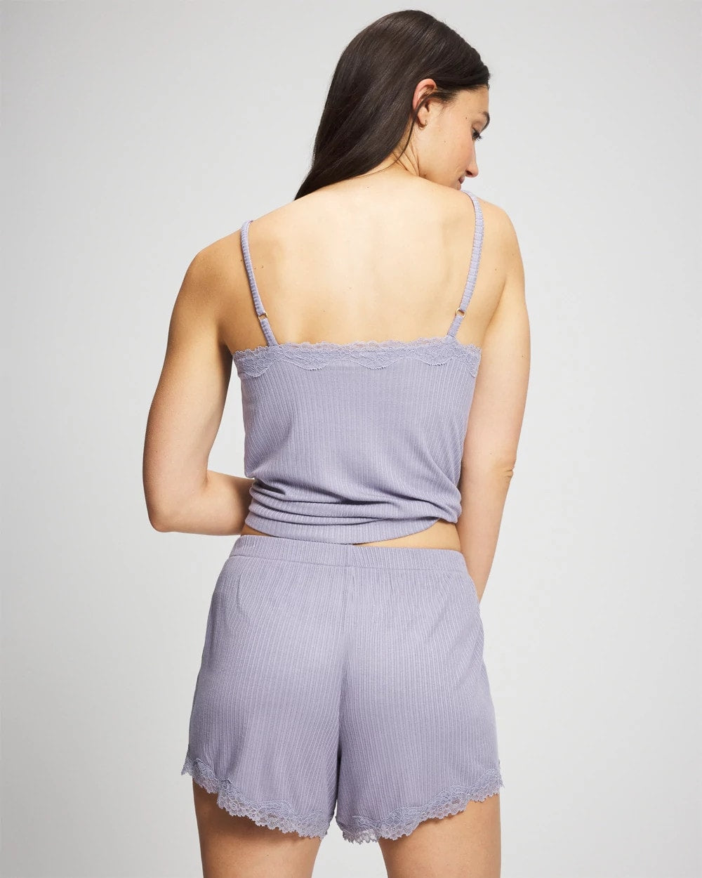 Pointelle Pajama Short - LAVENDER CLOUD | Soma Women
