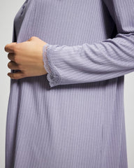 Pointelle Pajama Cardi - LAVENDER CLOUD | Soma Women