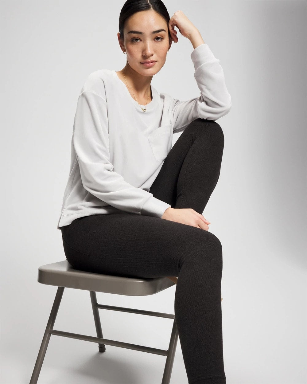 Cozy Lounge Legging - HEATHER CHARCOAL | Soma Women