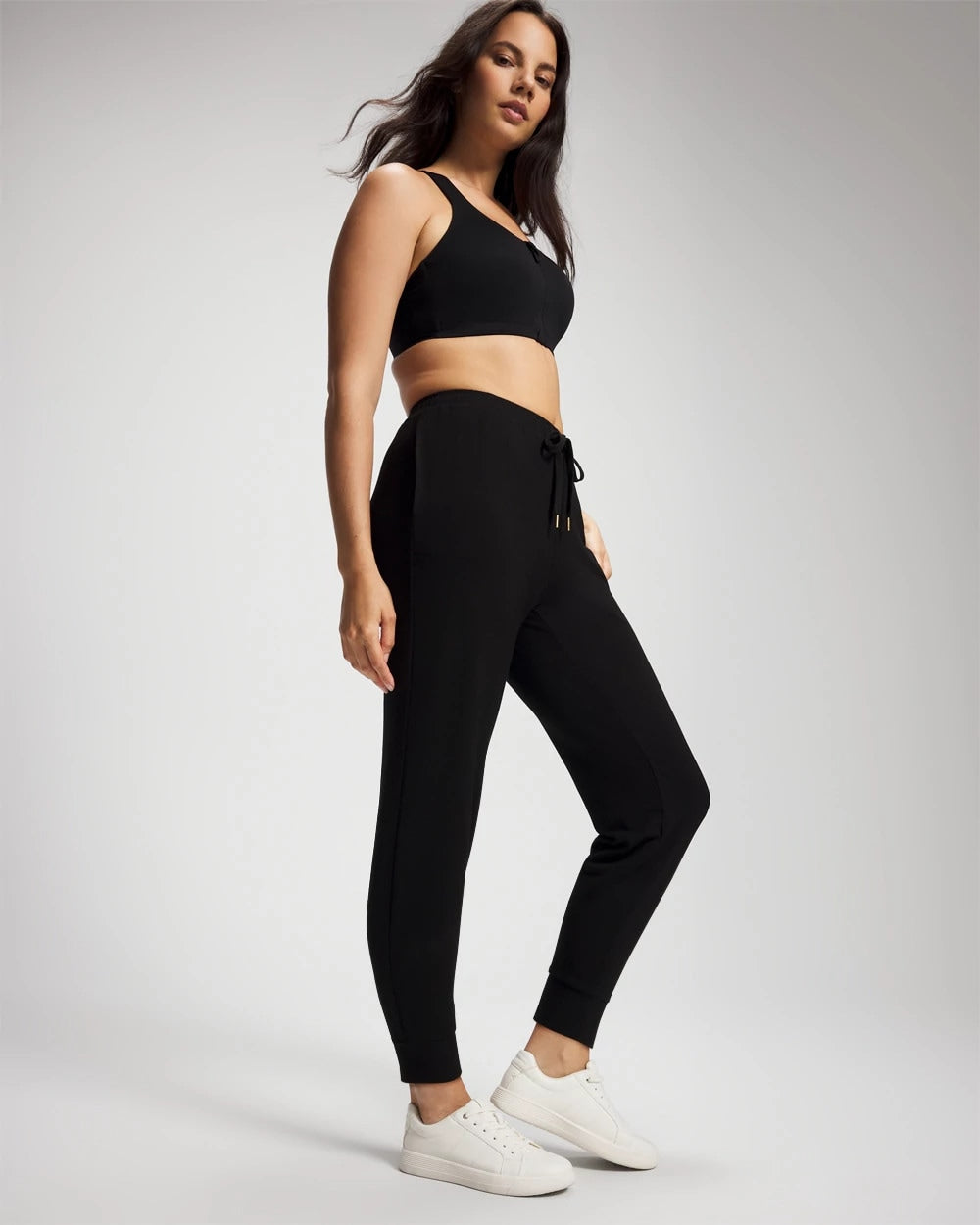 Ultrasoft Fleece Joggers - BLACK | Soma Women