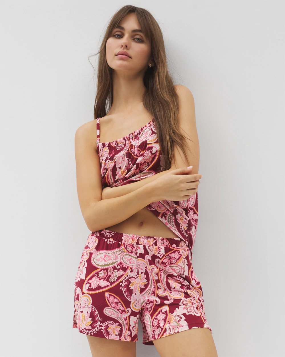 Pajama Shorts - KASHMIR PAISLEY KISS | Soma Women