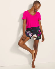 Pajama Shorts - FLEUR EVER DRAMA NAVY | Soma Women