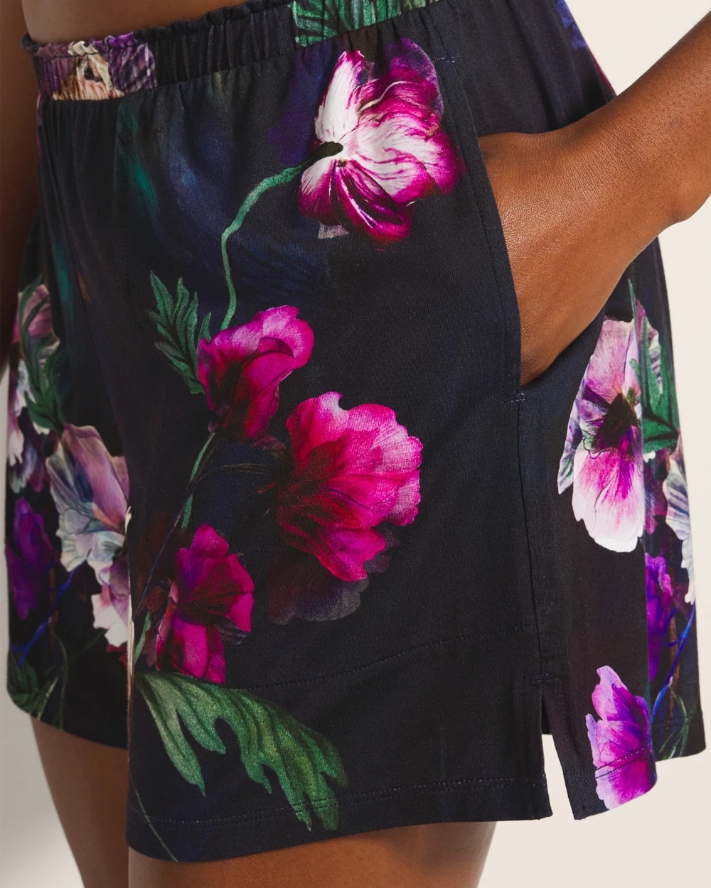 Pajama Shorts - FLEUR EVER DRAMA NAVY | Soma Women