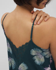Lace Trim Pajama Cami - HAVEN BOTANICAL DARK SEA | Soma Women