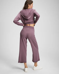 Cotton Sweater Crop Pant - PURPLE FLINT | Soma Women