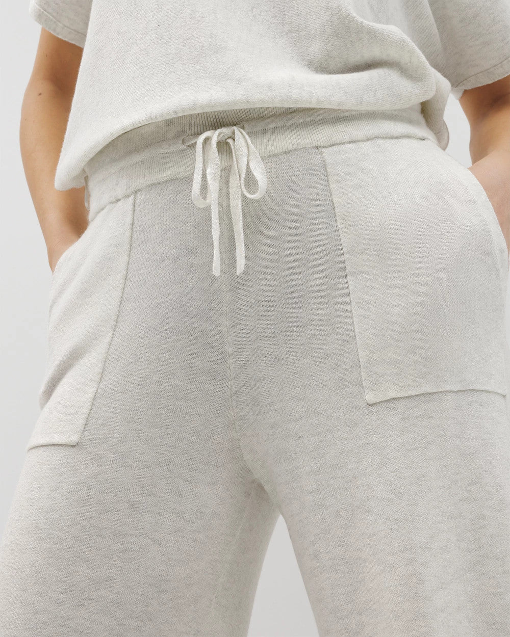 Sweater Wide-Leg Crop Pant - HEATHER CRYSTAL | Soma Women