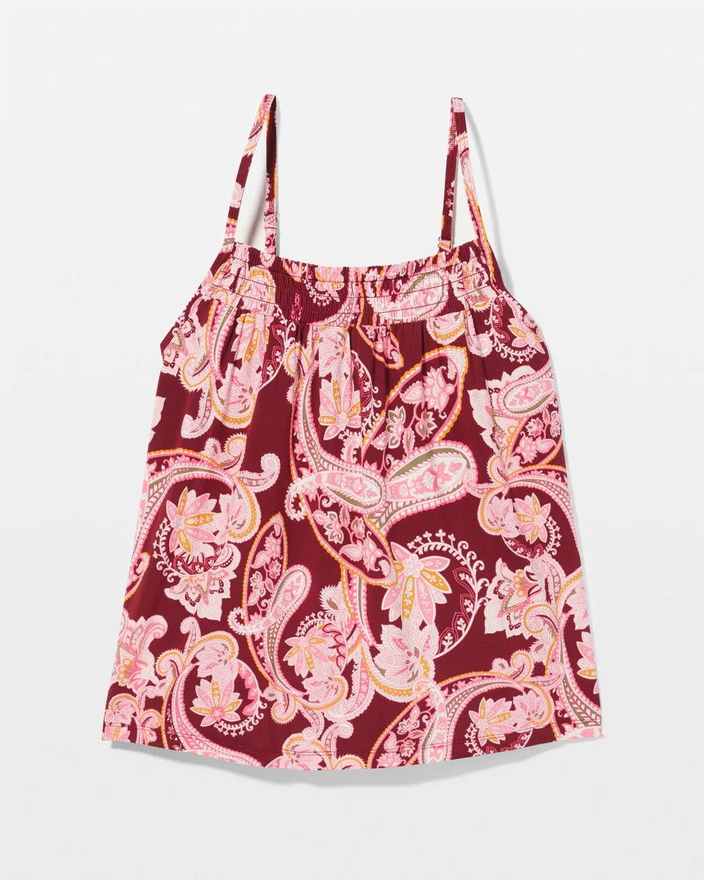 Smocked Pajama Cami - KASHMIR PAISLEY KISS | Soma Women