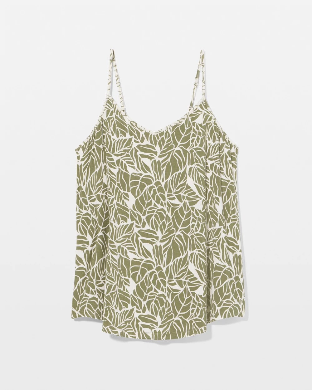 V-Neck Pajama Cami - PALMTASTIC VETIVER/CHAMP | Soma Women