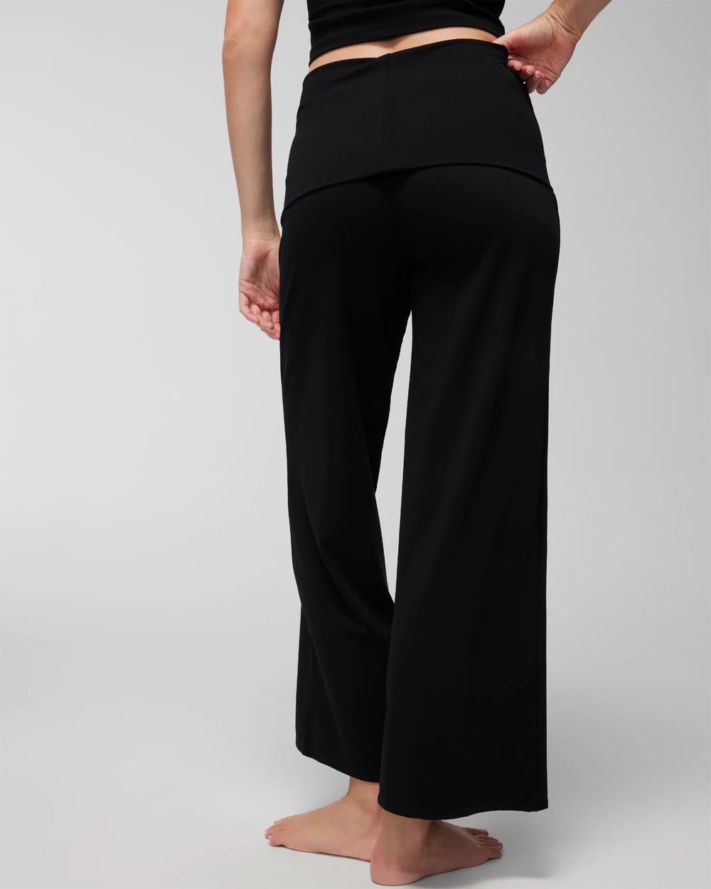 24/7 Fold-Over High-Waisted Bottoms - BLACK | Soma Women