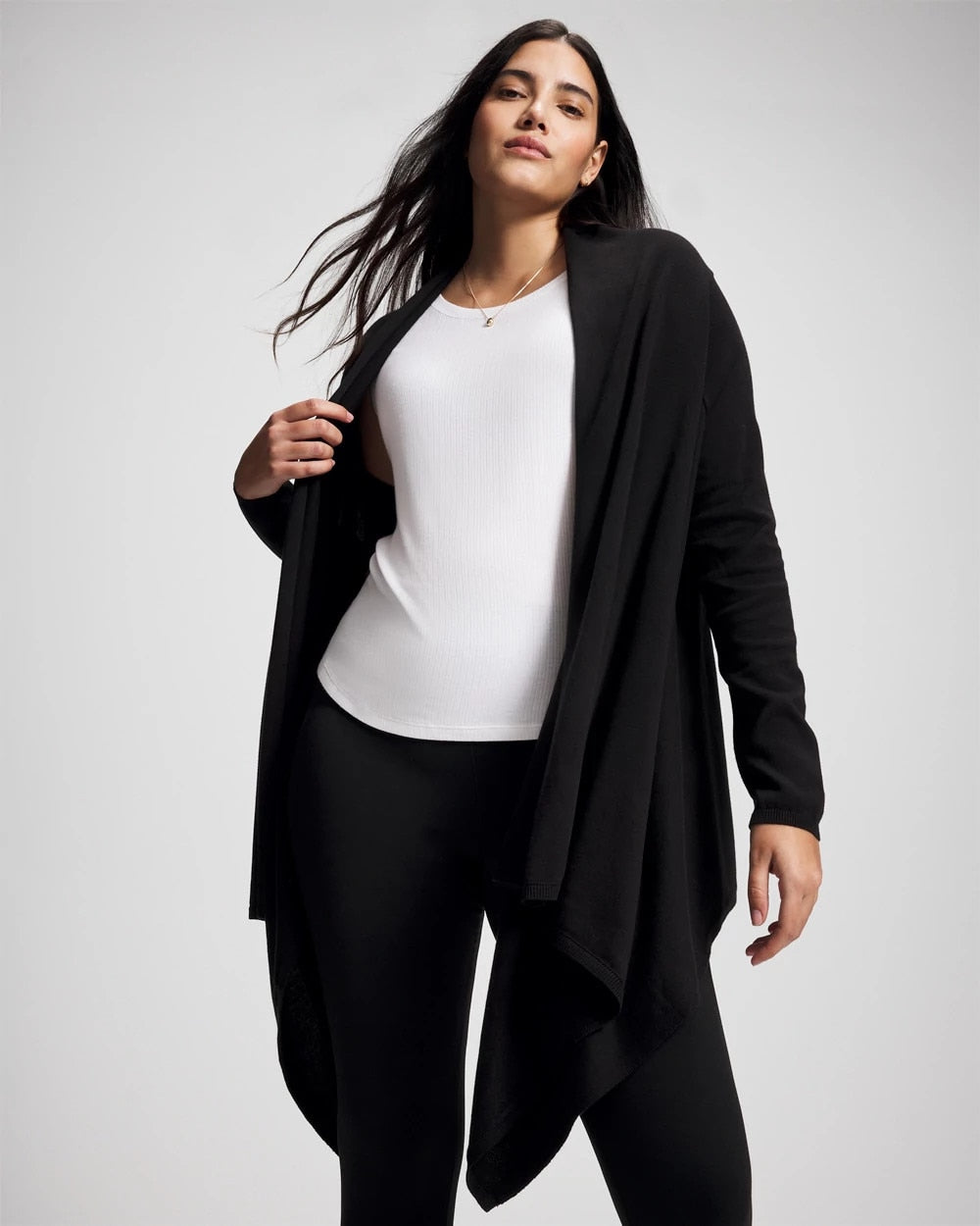 Sweater Travel Wrap - BLACK | Soma Women