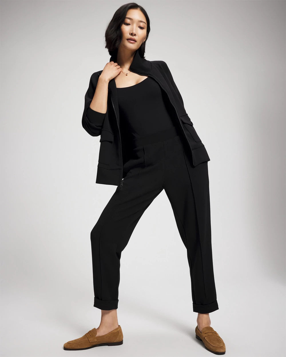 Modern Modal Jacket - BLACK | Soma Women