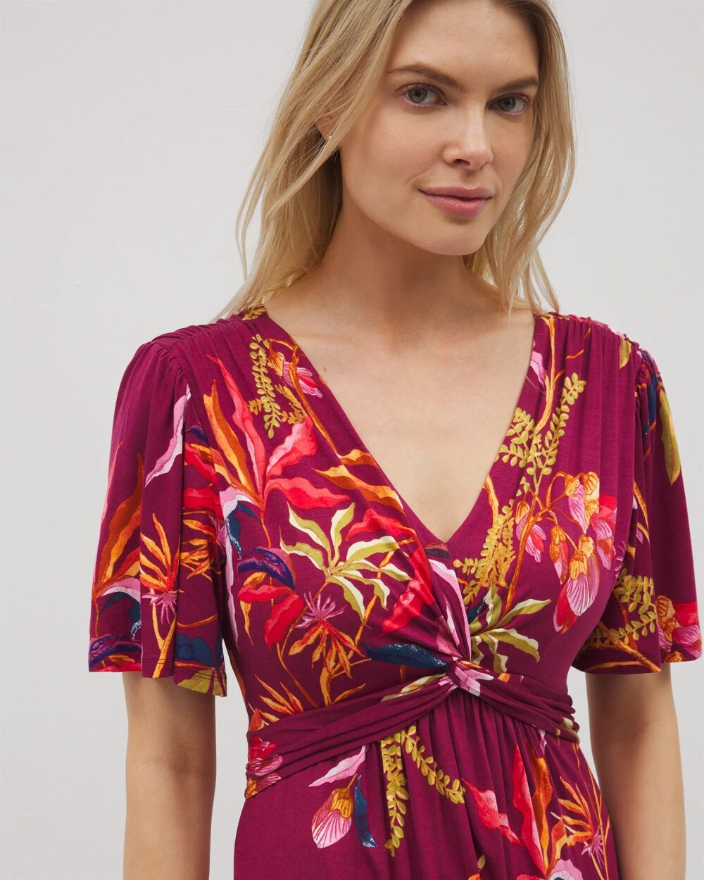Pamilla Midi Bra Dress - SUNRISE FLORA RED BEAUTY | Soma Women