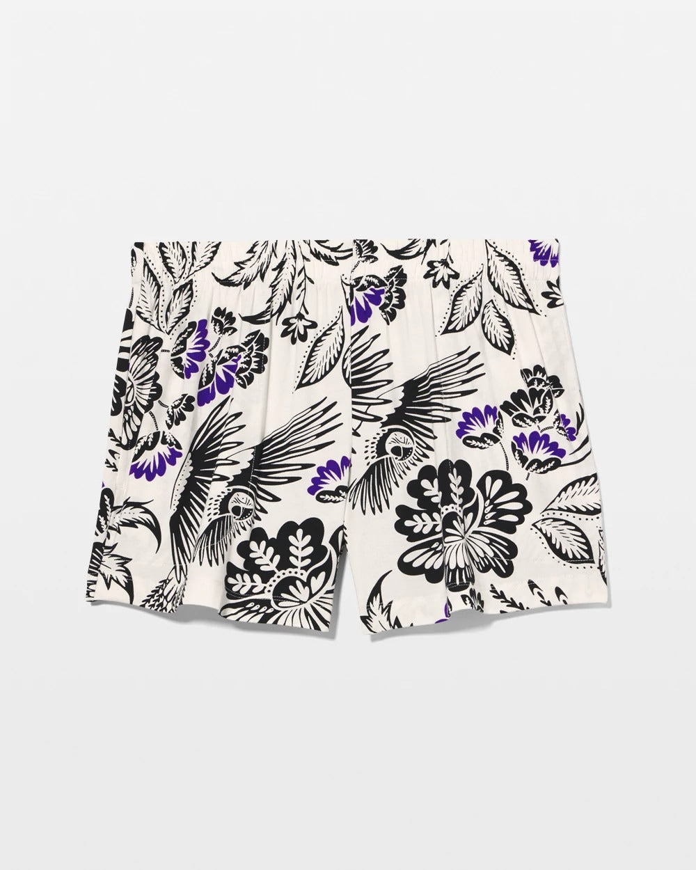 Smocked Waist Pajama Short - FLY BY NIGHT CHMPGNE DRMS | Soma Women