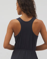 Lightweight Terry Crop Jumpsuit - POLAR NIGHT | Soma Women