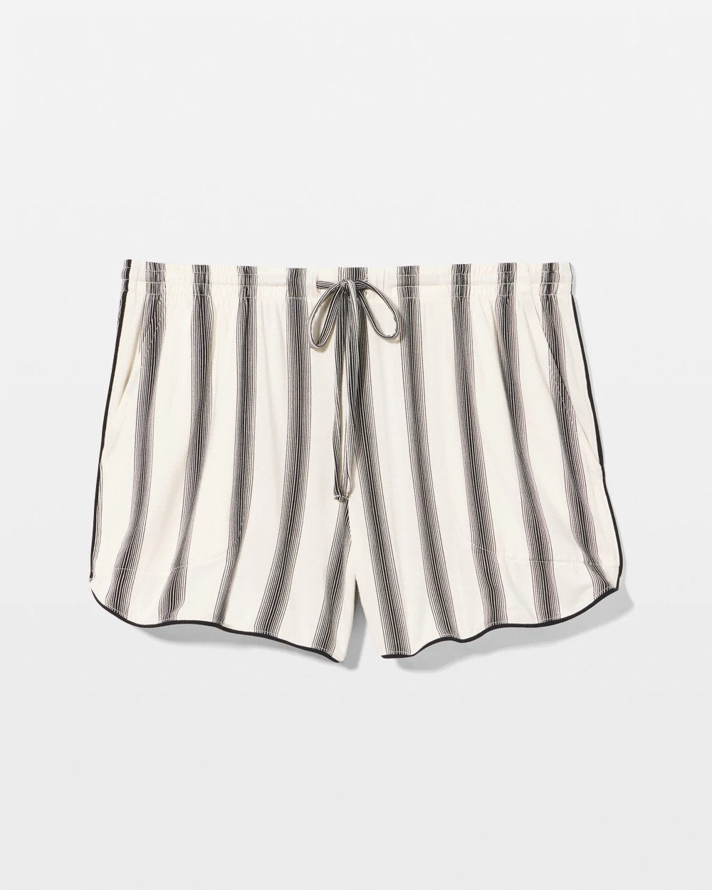 Printed Pajama Shorts - HAMPTON STRIPE BLACK | Soma Women