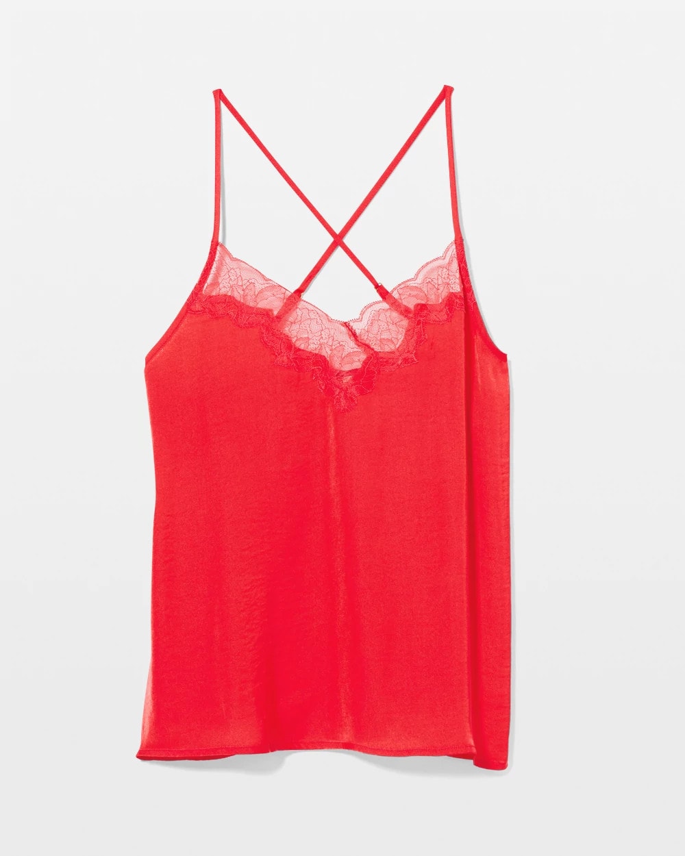 Lace Trim Pajama Cami - DARE ME RED | Soma Women