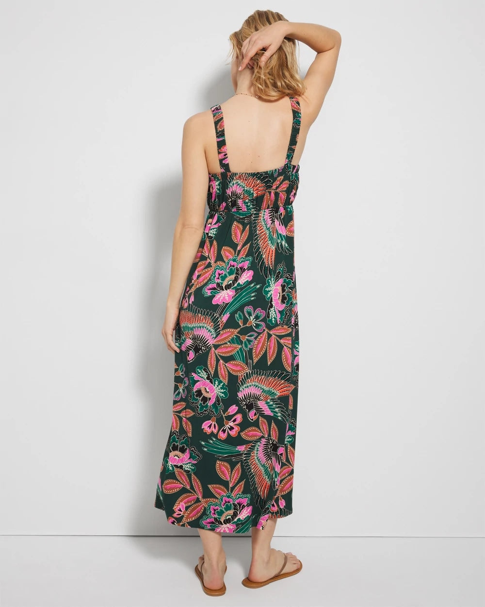 Midi Bra Dress - PARROT-ISE LUSH EMERALD | Soma Women
