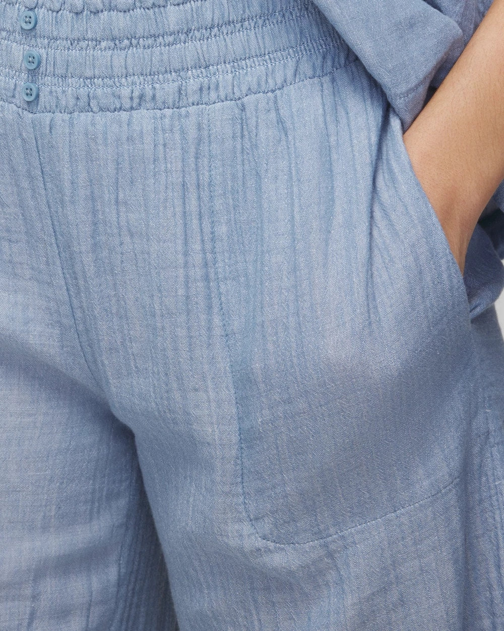 Pajama Pants - CROSSDYE VINTAGE INDIGO | Soma Women