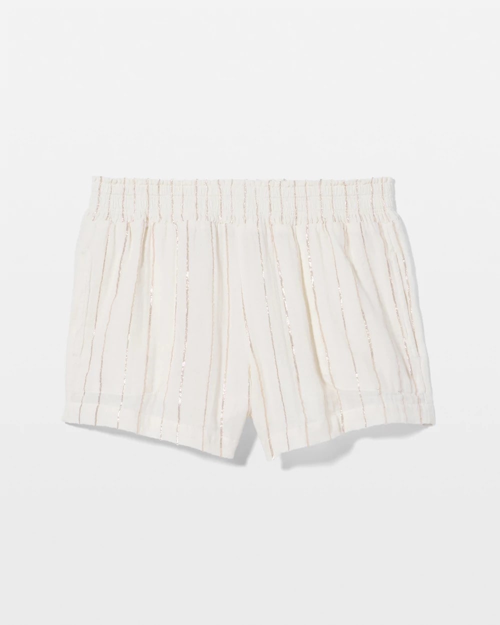 Cotton Gauze Pajama Shorts - CHAMPAGNE STRIPE | Soma Women