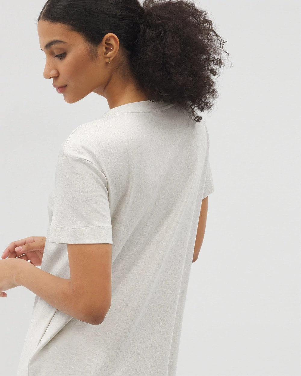 Short-Sleeve Sleepshirt - HEATHER CRYSTAL | Soma Women
