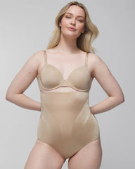 Mid-Level Shaping Vanishing Edge High-Waist Brief - WARM AMBER | Soma Women