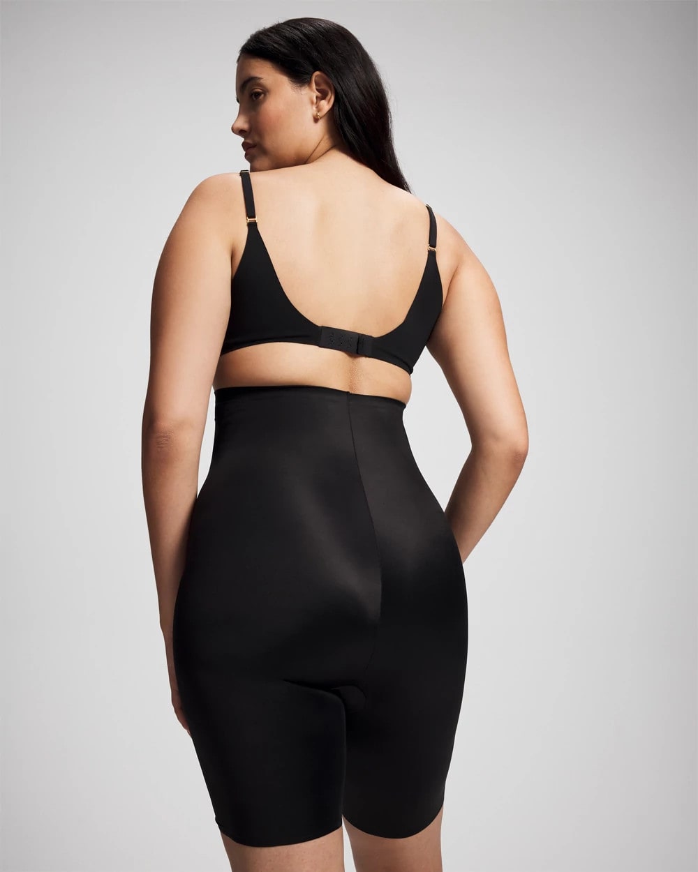 Mid Level Cooling Super High Waist Short - BLACK | Soma Women
