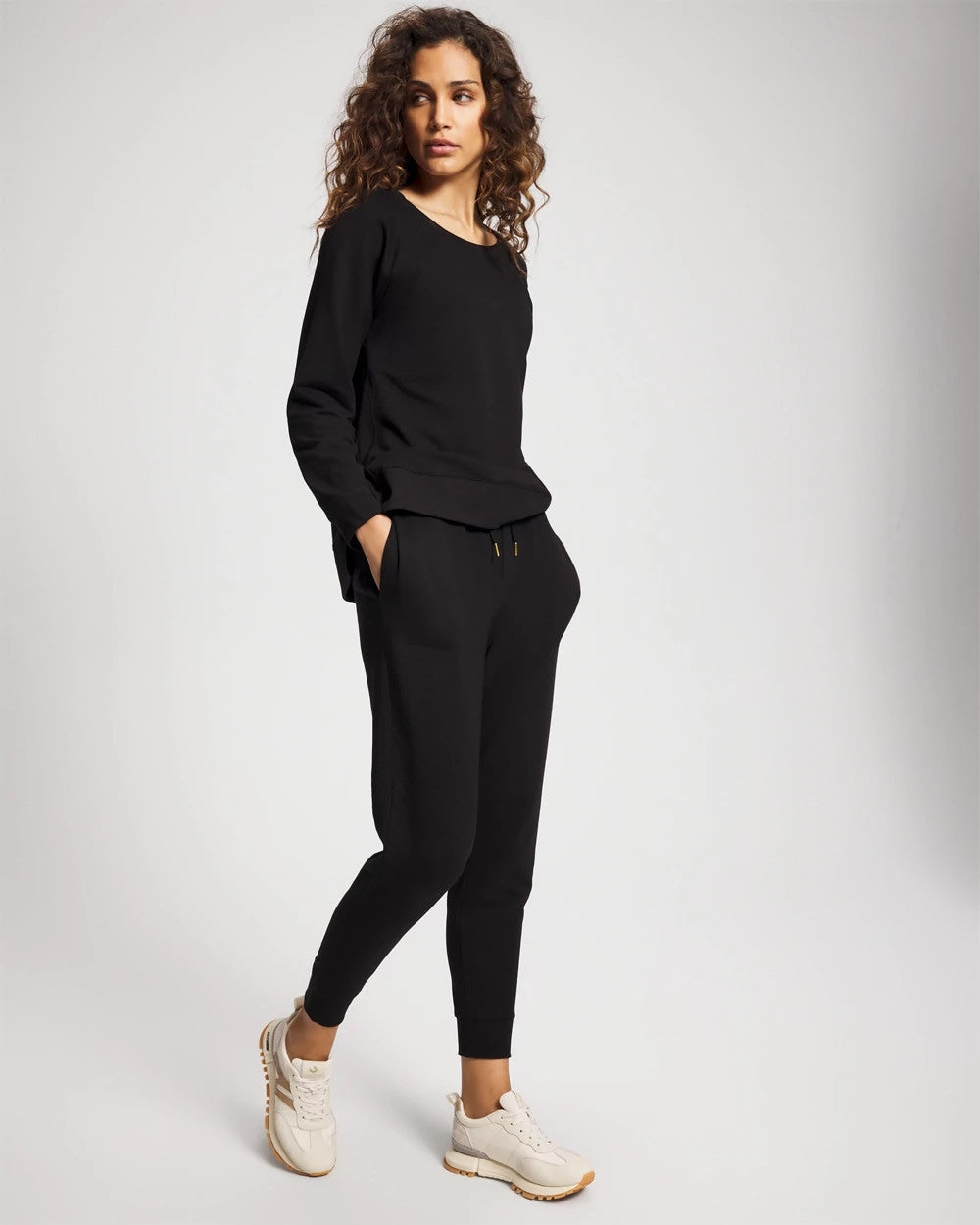Essential Terry Jogger - BLACK | Soma Women