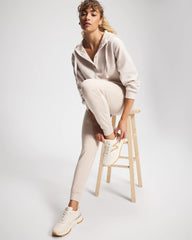 Ultrasoft Fleece Joggers - HEATHER SHELL | Soma Women