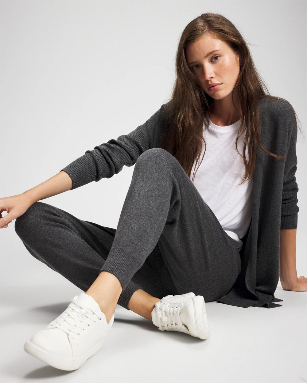 Premier Knit Sweater Jogger - HEATHER QUARTZ | Soma Women