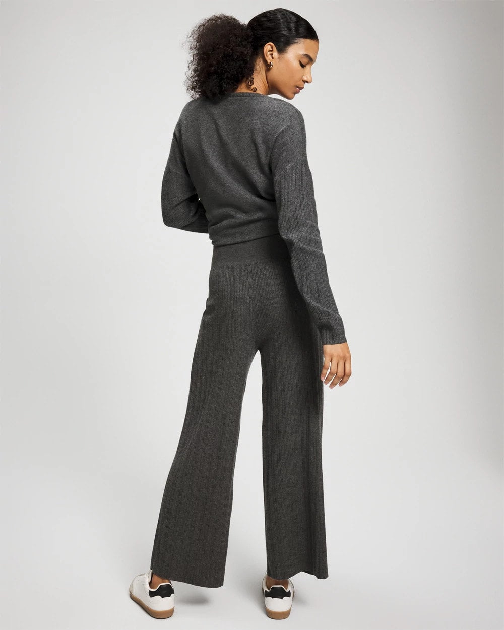 Premier Knit Rib Straight Leg Pant - HEATHER QUARTZ | Soma Women