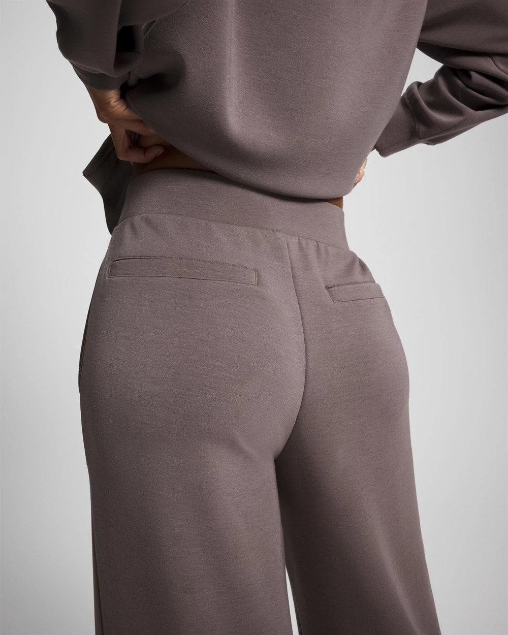 Modern Modal Straight Leg Pant - DARK TAUPE | Soma Women