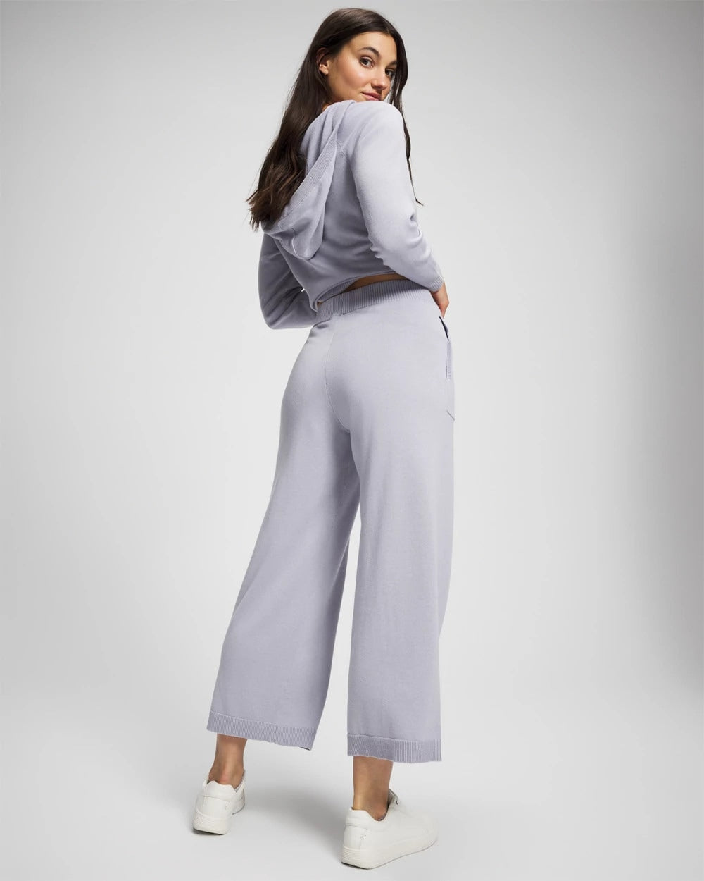 Cotton Sweater Crop Pant - MOONSTONE | Soma Women