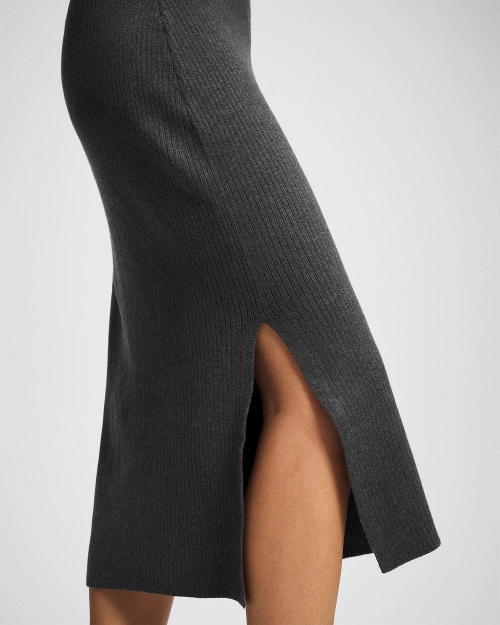 Premier Knit Sweater Midi Skirt - HEATHER QUARTZ | Soma Women