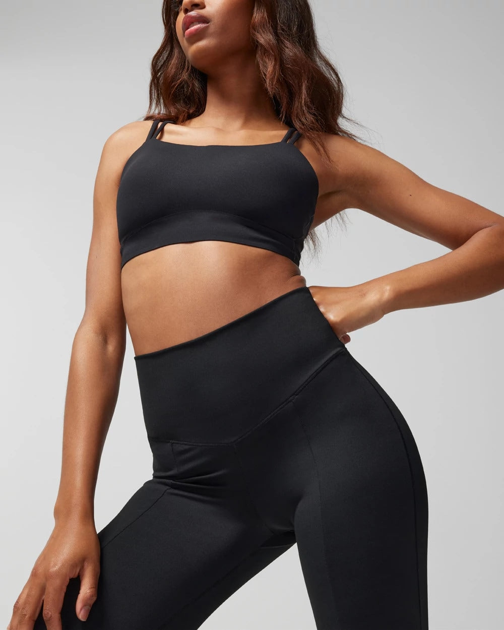 24/7 High-Waist Mini Flare Leggings - BLACK | Soma Women
