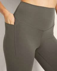 High-Waist Pocket Leggings - DARK GRAY OLIVE | Soma Women