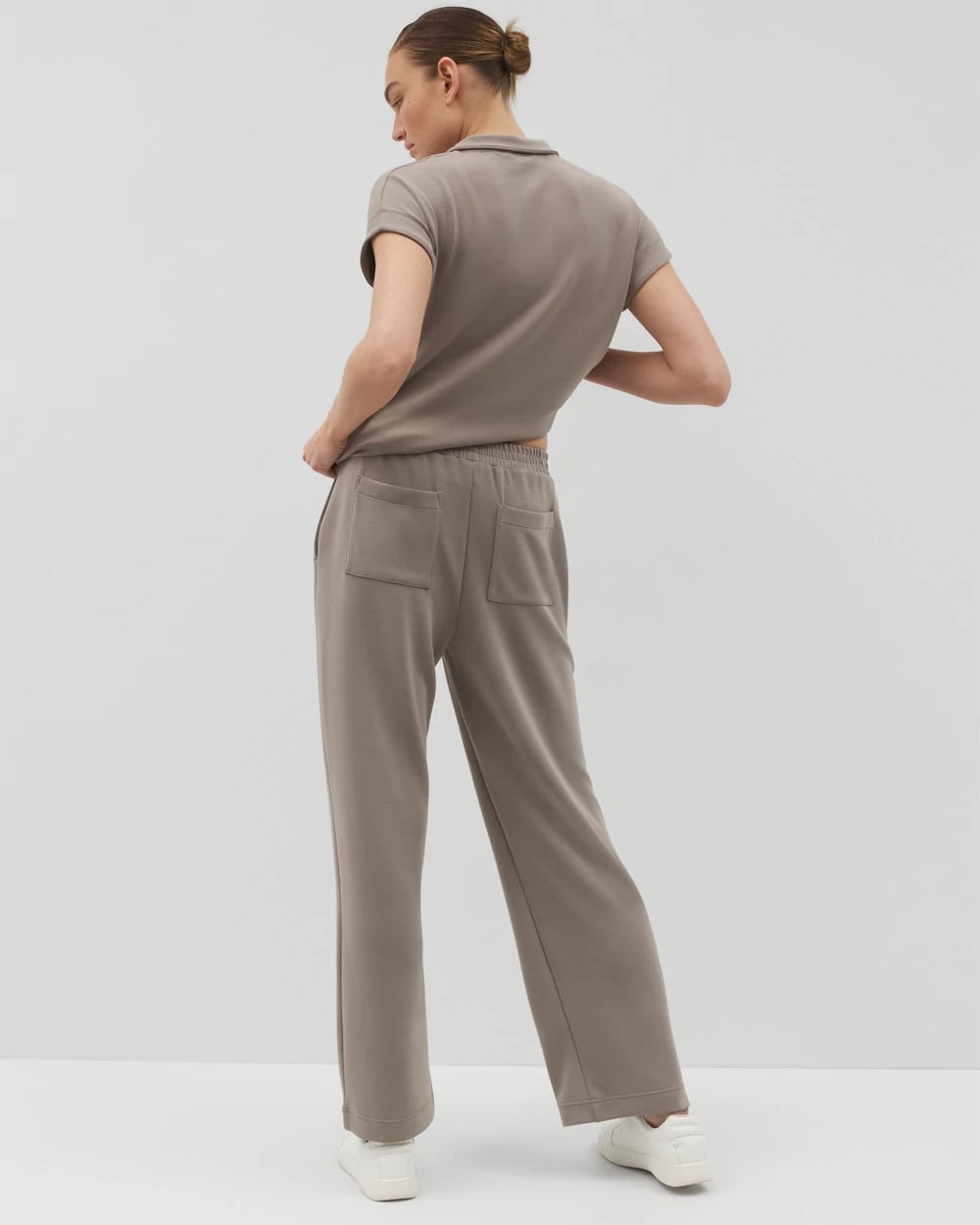 Wide Leg Pant - SMOKED TRUFFLE | Soma Women