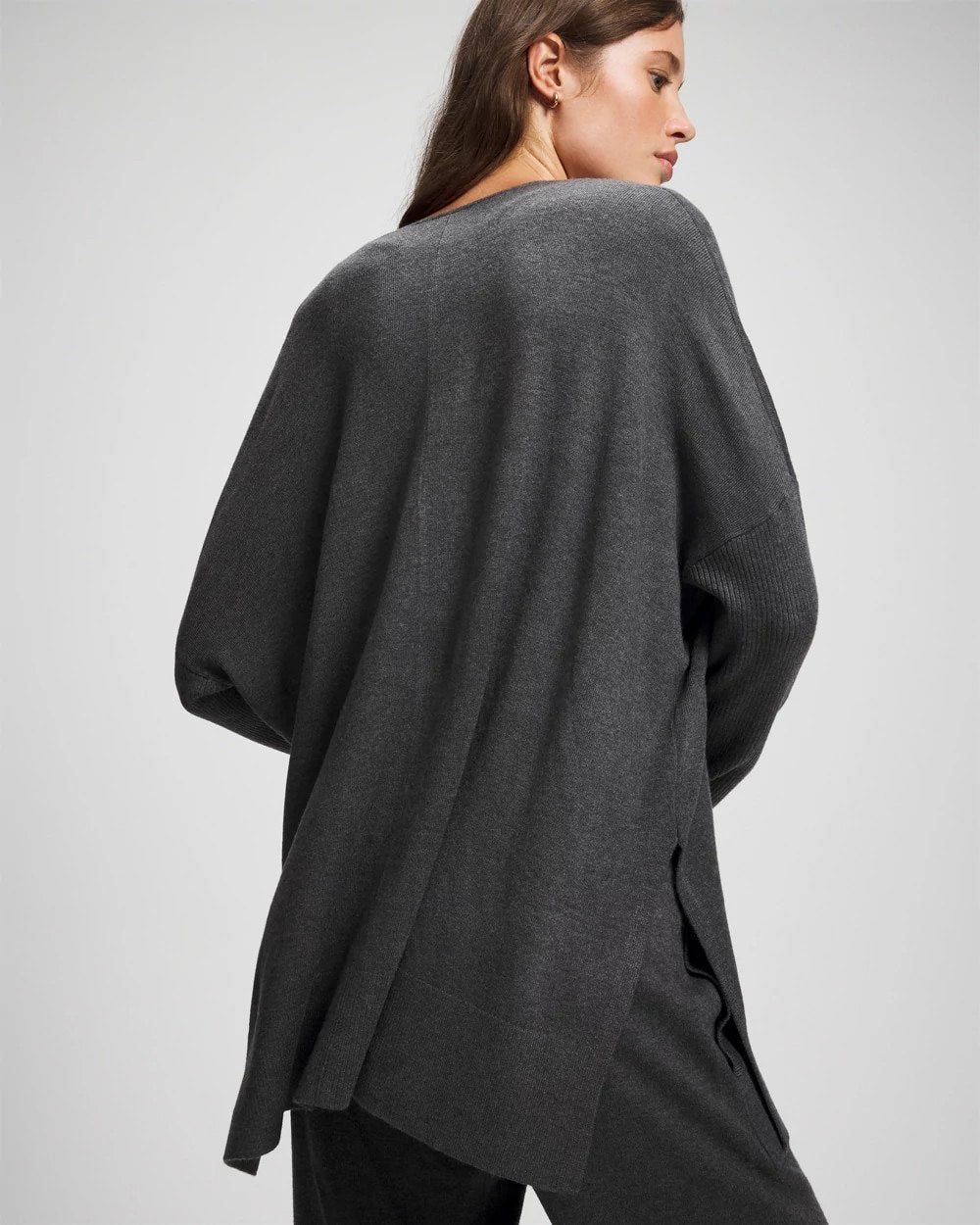 Premier Knit Sweater Wrap - HEATHER QUARTZ | Soma Women