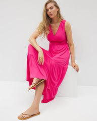 Goddess Tiered Maxi Dress - HYACINTH | Soma Women