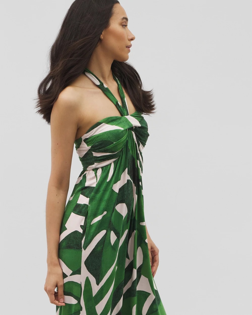 Retreat Maxi Bra Dress - TROPICAL BREEZE G PALM | Soma Women