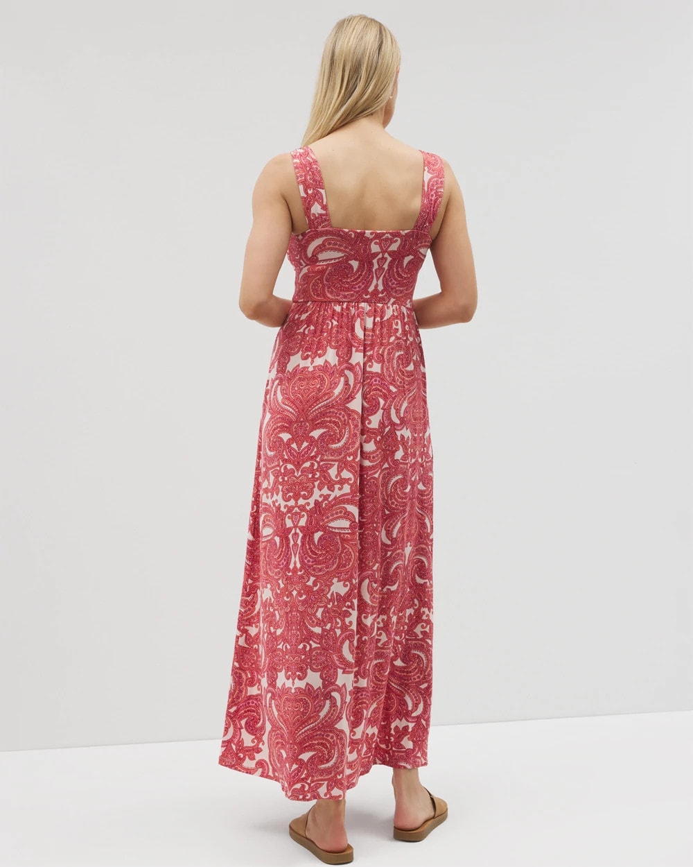 Bahia Maxi Bra Dress - SHOW OFF PAISLEY PEACH | Soma Women