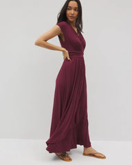 Serenity Maxi Bra Dress - VELVET PLUM | Soma Women
