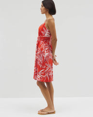 Paradiso Short Bra Dress - PALM PERFECT G GOJI BERRY | Soma Women