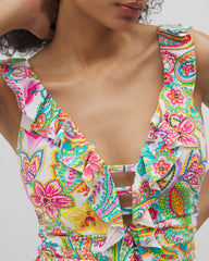 Bleu Rod Beattie All Set for Summer Ruffle Tankini - MULTI | Soma Women