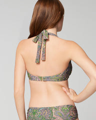 V-Wire Halter Bikini - ORNAMENTAL PAISLEY G LIME | Soma Women