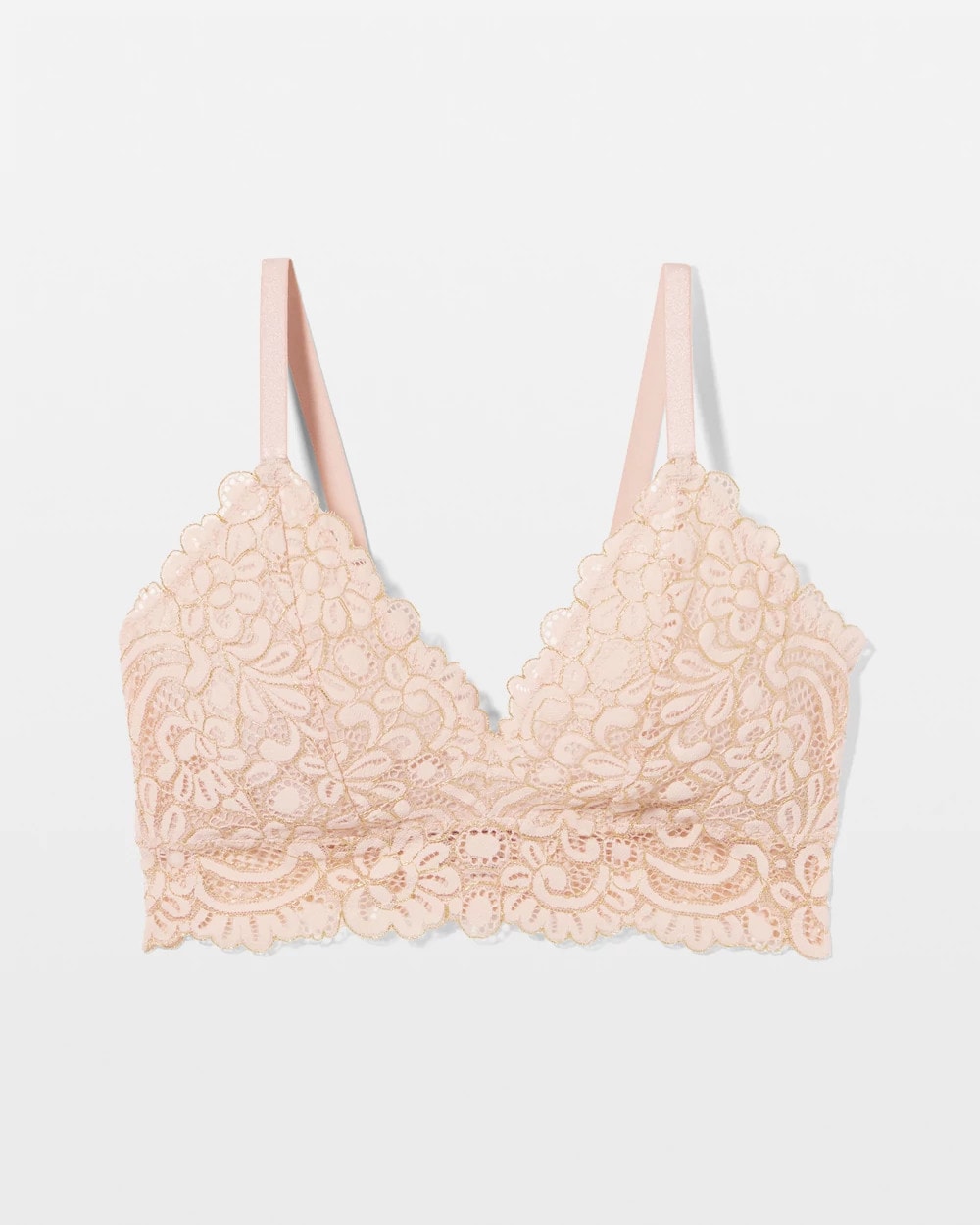 Corded Lace Bralette - CAMEO ROSE W/ GOLD LUREX | Soma Women