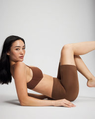 Mid Level Cooling High Waisted Short - CINNAMON LATTE | Soma Women