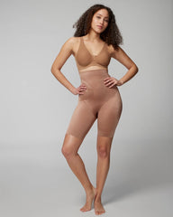 Mid-Level Shaping Vanishing Edge High-Waist Thigh Slimmer - WARM SIENNA | Soma Women