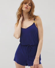 Solid Essentials Blouson Romper - DEEP SEA | Soma Women