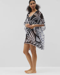 Catch of the Day Caftan - BLACK | Soma Women