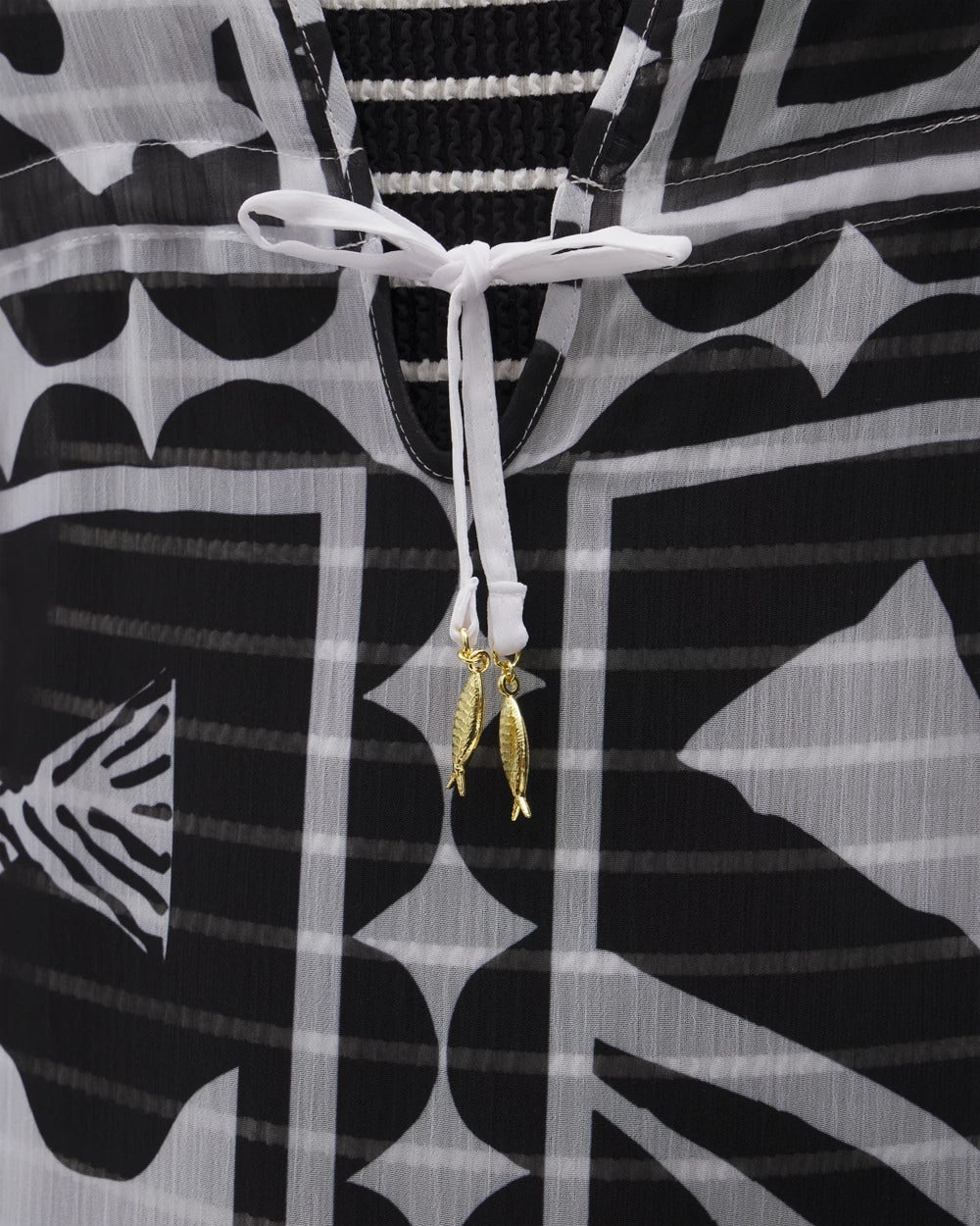 Catch of the Day Caftan - BLACK | Soma Women